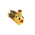 RS PRO, Plug Cable Mount SMA Connector, 50Ω, Clamp Termination, Right Angle Body