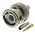 RS PRO, Plug Cable Mount BNC Connector, 50Ω, Crimp Termination, Straight Body