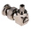 RS PRO, Plug Cable Mount BNC Connector, 75Ω, Crimp Termination, Right Angle Body