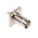 RS PRO, jack Flange Mount BNC Connector, 50Ω, Solder Termination, Straight Body