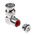 RS PRO, Plug Cable Mount BNC Connector, 50Ω, Clamp Termination, Right Angle Body