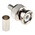 RS PRO, Plug Cable Mount BNC Connector, 50Ω, Crimp Termination, Straight Body