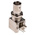 RS PRO, jack PCB Mount BNC Connector, 50Ω, Through Hole Termination, Right Angle Body