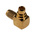RS PRO, Plug Cable Mount MMCX Connector, 50Ω, Crimp, Solder Termination, Right Angle Body
