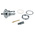 RS PRO, jack Panel Mount BNC Connector, 50Ω, Crimp Termination, Straight Body
