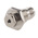 RS PRO, jack Panel Mount TNC Connector, 50Ω, Clamp Termination, Straight Body