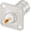 Rosenberger, jack Flange Mount BNC Connector, 50Ω, Solder Termination, Straight Body