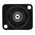 RS PRO, jack Panel Mount BNC Connector, 50Ω, Straight Body