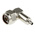 RS PRO, Plug Cable Mount N Connector, 50Ω, Solder Termination, Right Angle Body