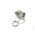 RS PRO, jack Panel Mount BNC Connector, 50Ω, Straight Body