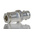 RS PRO, jack Cable Mount BNC Connector, 50Ω, Clamp Termination, Straight Body