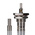 RS PRO, jack Panel Mount BNC Connector, 50Ω, Crimp Termination, Straight Body