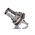 RS PRO, jack Panel Mount BNC Connector, 50Ω, Crimp Termination, Straight Body