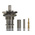 RS PRO, jack Panel Mount BNC Connector, 50Ω, Crimp Termination, Straight Body
