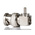 RS PRO, Plug Cable Mount BNC Connector, 50Ω, Crimp Termination, Right Angle Body