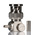 RS PRO, Plug Cable Mount BNC Connector, 50Ω, Crimp Termination, Right Angle Body