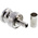 Radiall Straight 50Ω Cable Mount BNC Connector, Plug, Nickel, Crimp Termination, RG141, RG58
