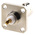 Radiall, jack Flange Mount BNC Connector, 50Ω, Solder Termination, Straight Body