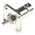 TE Connectivity Greenpar Series Straight 50Ω Panel Mount Bulkhead Fitting BNC Connector, jack, Silver