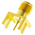 Molex SMA Series, jack Edge Mount SMA Connector, 50Ω, Solder Termination, Straight Body