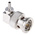 Telegartner, Plug Cable Mount BNC Connector, 75Ω, Crimp Termination, Right Angle Body