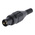 Staubli, jack Cable Mount BNC Connector, Crimp Termination, Straight Body