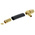 Radiall Right Angle 50Ω Cable Mount SMA Connector, Crimp Termination RG141, RG58