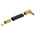 Radiall Right Angle 50Ω Cable Mount SMA Connector, Crimp Termination RG141, RG58