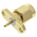 Radiall, Plug Panel Mount SMA Connector, 50Ω, Solder Termination, Straight Body