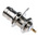 Radiall R141 Series Straight 50Ω Panel Mount Bulkhead Fitting BNC Connector, jack, Nickel, Solder Termination
