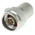Radiall, Plug Cable Mount N Connector, 50Ω, Crimp Termination, Right Angle Body