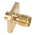 TE Connectivity, jack Flange Mount SMA Connector, 50Ω, Solder Termination, Straight Body