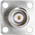 TE Connectivity, jack Panel Mount TNC Connector, 50Ω, Solder Termination, Straight Body