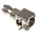 TE Connectivity, jack PCB Mount TNC Connector, 50Ω, Solder Termination, Right Angle Body