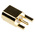Molex MMCX Series, jack Edge Mount MMCX Connector, 50Ω, Solder Termination, Right Angle Body
