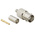 Amphenol RF BNC Series, jack Cable Mount BNC Connector, 50Ω, Crimp Termination, Straight Body