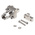 Cinch SMK Series, Plug SMA Connector, 50Ω, Solder Termination, Straight Body