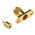 Cinch SMK Series, Plug Flange Mount SMA Connector, 50Ω, Solder Termination, Straight Body