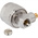 Amphenol RF Plug Cable Mount N Connector, Solder Termination, Right Angle Body