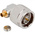 Amphenol RF Plug Cable Mount N Connector, Solder Termination, Right Angle Body