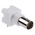 TE Connectivity, jack PCB Mount BNC Connector, 50Ω, Through Hole Termination, Right Angle Body