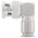 Rosenberger BNC Series, Plug Cable Mount BNC Connector, 50Ω, Clamp Termination, Right Angle Body