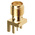 Cinch Connectors SMA Series, jack Edge Mount SMA Connector, 50Ω, Solder Termination, Straight Body