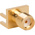 Amphenol RF, jack End Launch SMA Connector, Solder Termination, Straight Body