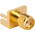 Amphenol RF, jack End Launch SMA Connector, Solder Termination, Straight Body