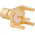 Amphenol RF, jack Through Hole SMB Connector, PCB Termination, Straight Body