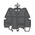 Entrelec SCFCV Series End Cover for Use with DIN Rail Terminal Blocks