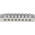 RS PRO 8-Way Double Screw Earth Terminal Block, 0 → 16 AWG Wire, Screw Down, Brass Housing