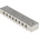 RS PRO 8-Way Double Screw Earth Terminal Block, 0 → 16 AWG Wire, Screw Down, Brass Housing