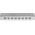 RS PRO 8-Way Double Screw Earth Terminal Block, 0 → 16 AWG Wire, Screw Down, Brass Housing